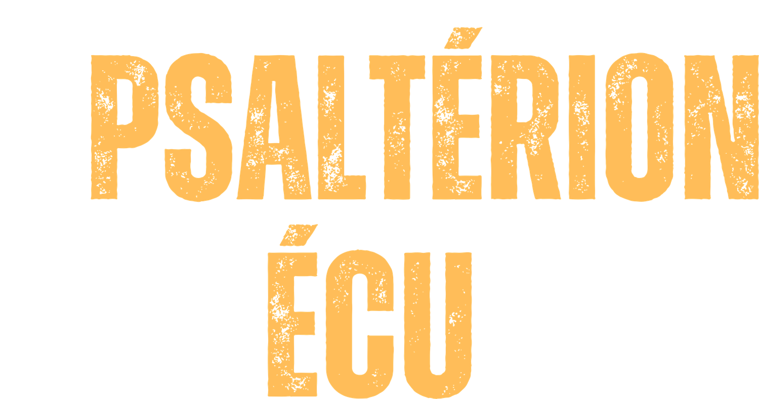 Le psaltérion en écu